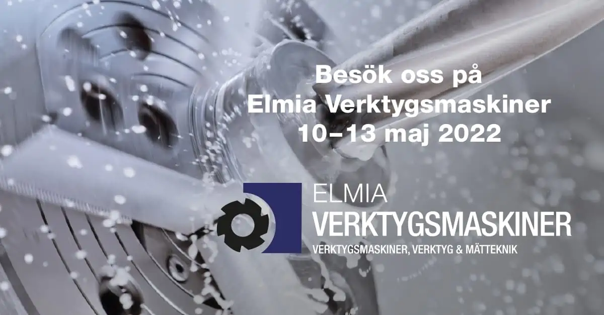 Elmia Verktygsmaskiner 10-13 maj