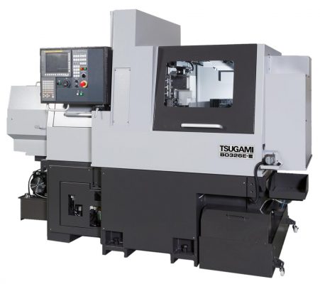 Precision Tsugami B0326E-III CNC-svarvmaskin för metallbearbetning, levererad till Part Precision i Mariestad.