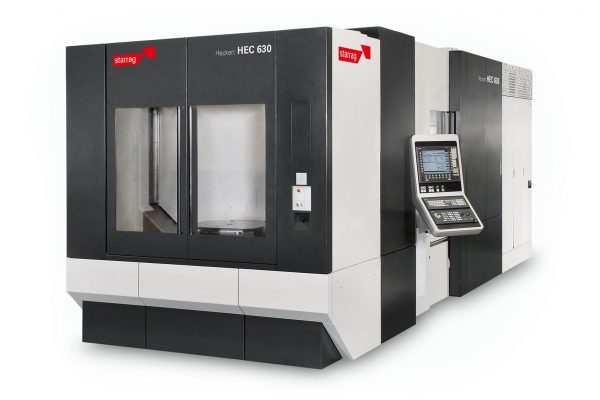 Industriell cnc horisontell fräsmaskin.