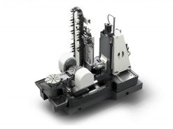 Industriell Starrag-Heckert T-serien CNC horisontell fräsmaskin med svarvfunktion för 5-axlig bearbetning.