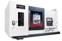 Industrial Goodway GMT-2000 LS cnc-svarvmaskin för precisionsbearbetning.